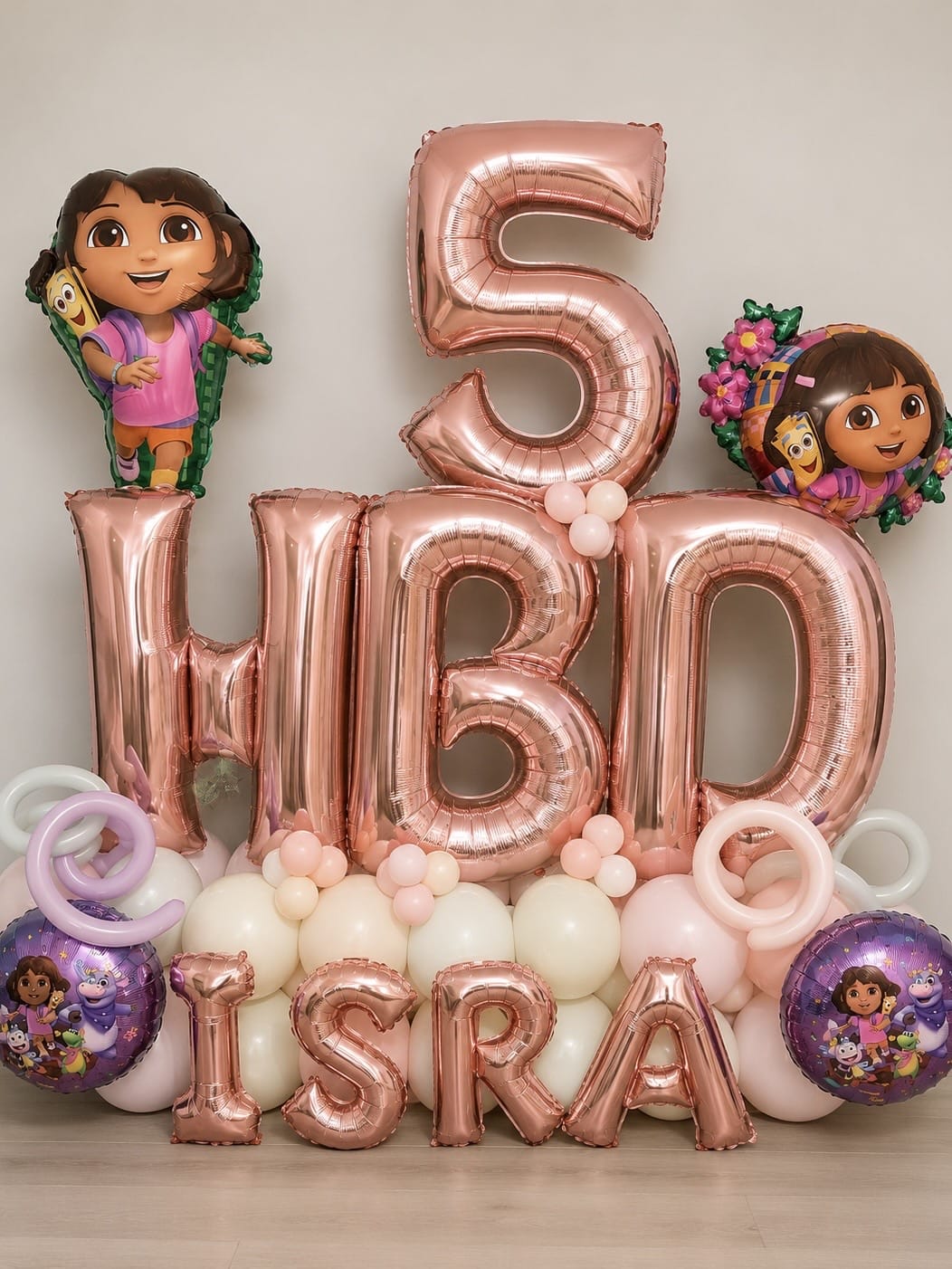 Dora Birthday Balloon Display