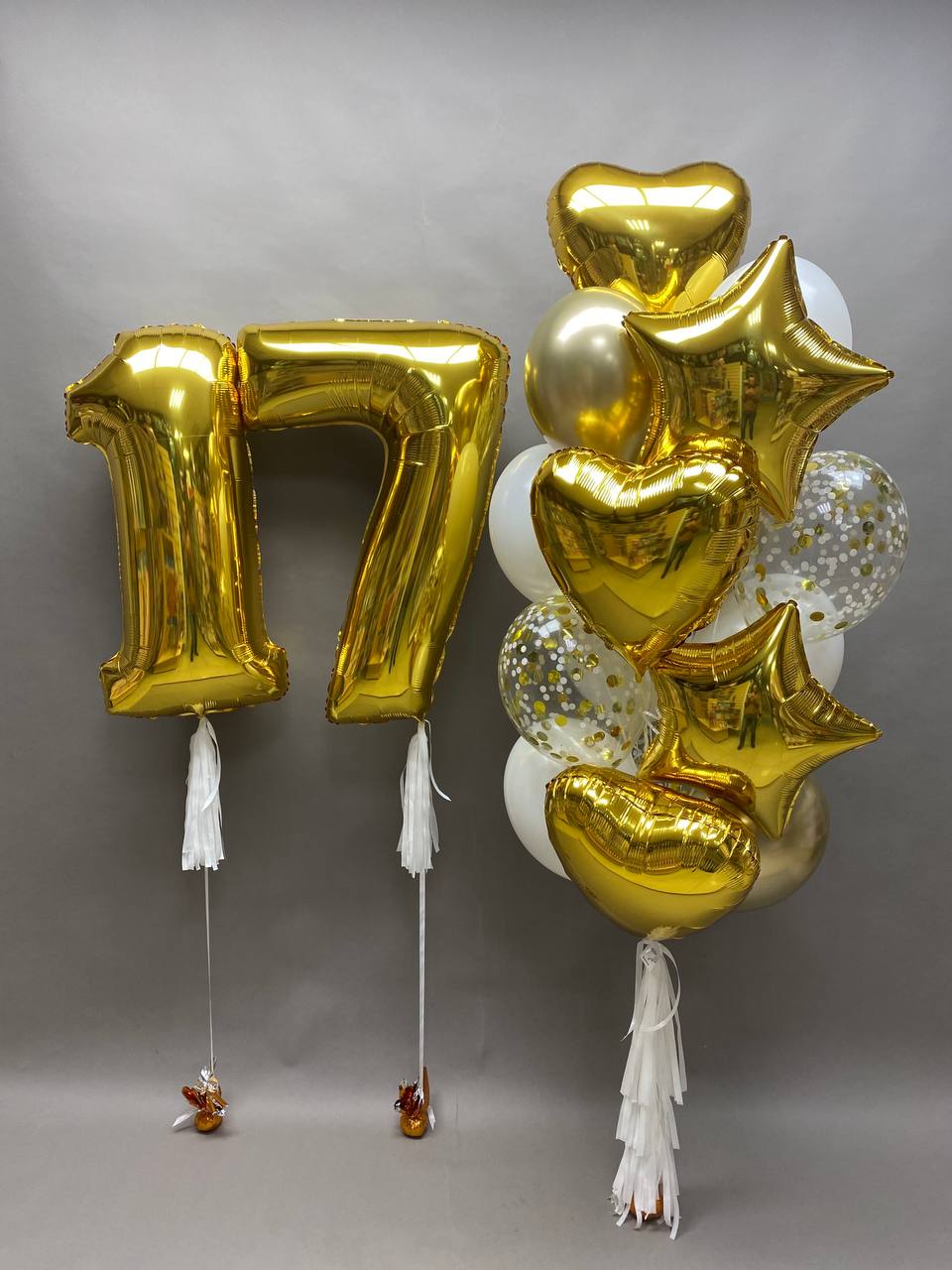 Big Gold Balloon Set