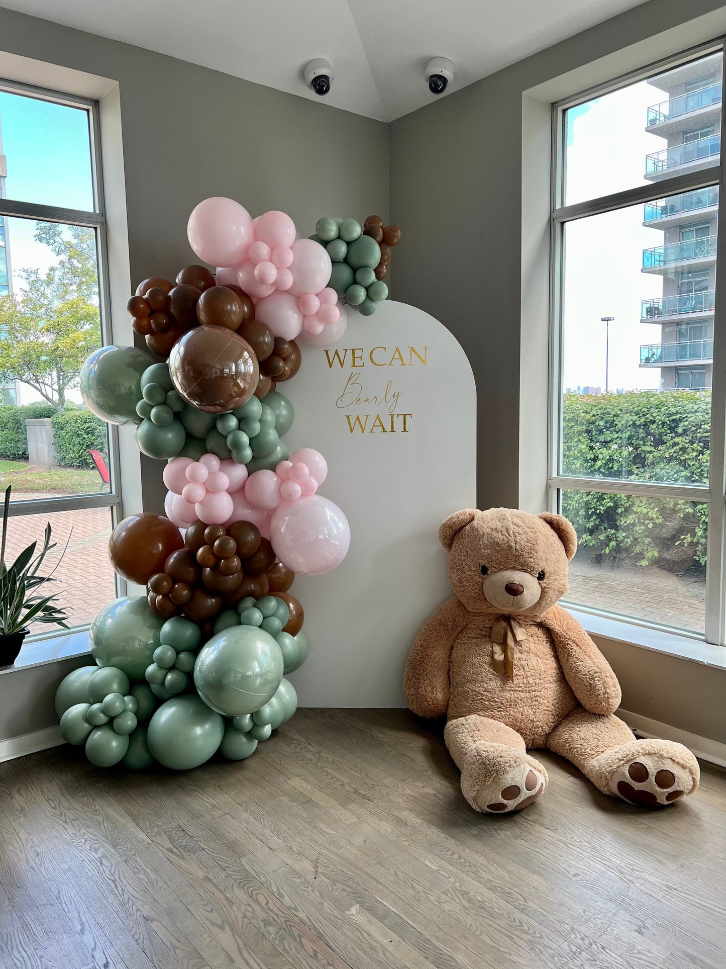 Teddy Bear Baby Shower Setup