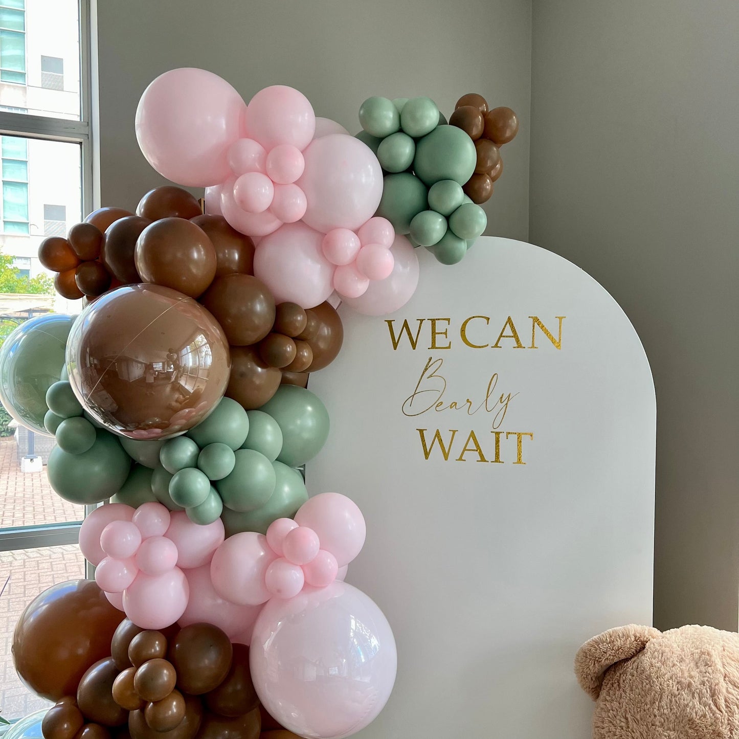 Teddy Bear Baby Shower Setup