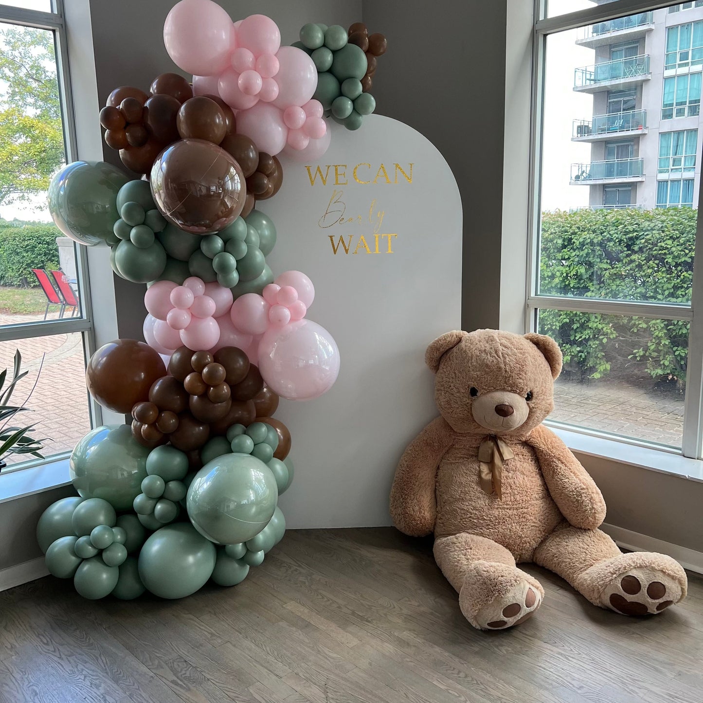 Teddy Bear Baby Shower Setup