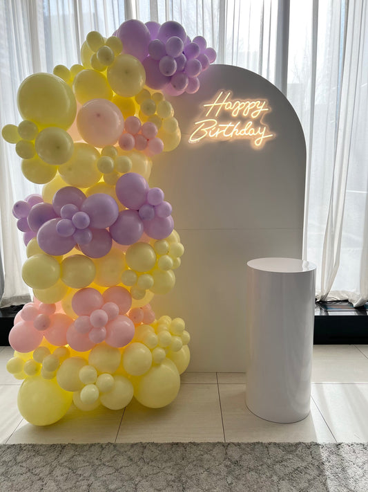 Backdrop – Pastel Happy Birthday