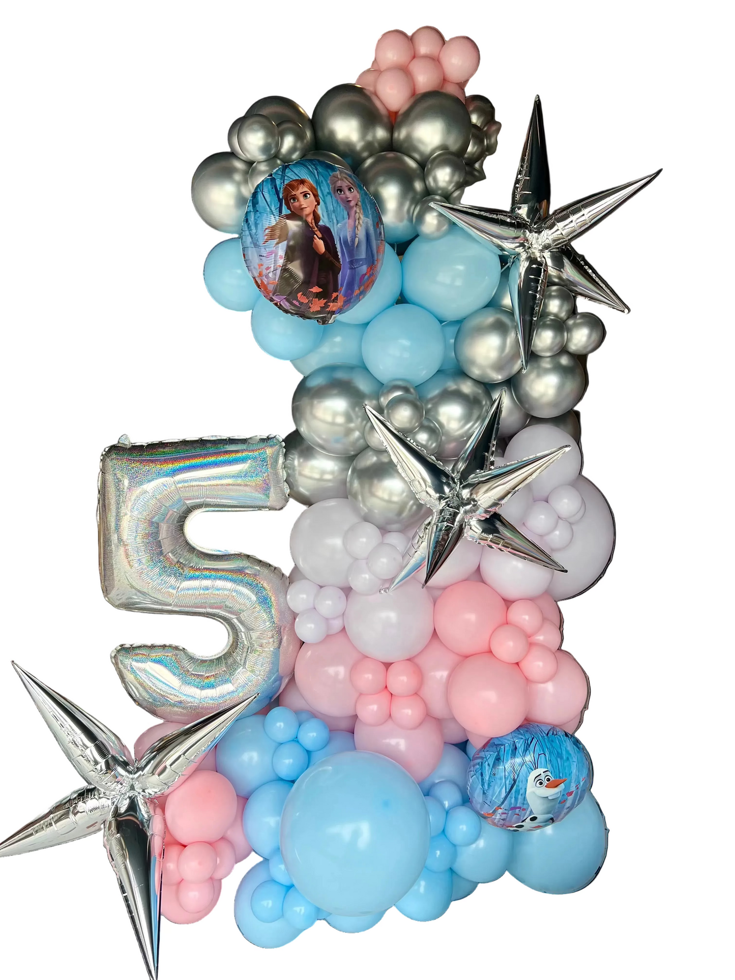 Frozen Theme Freestanding Balloon Garland