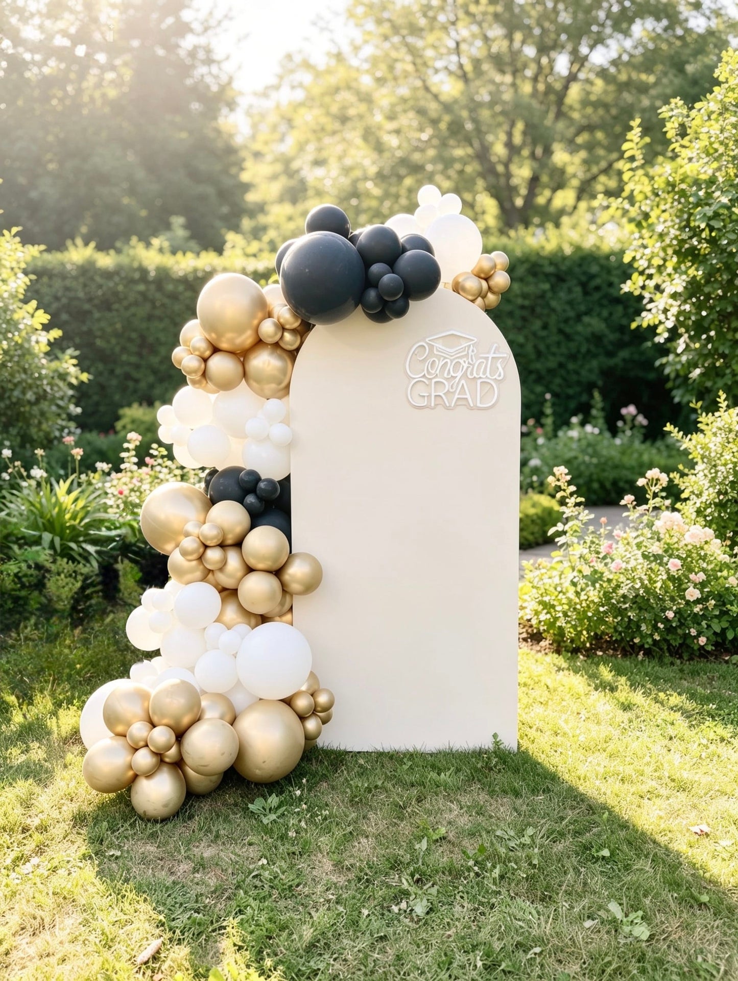 Graduation Full Arch Balloon Setup