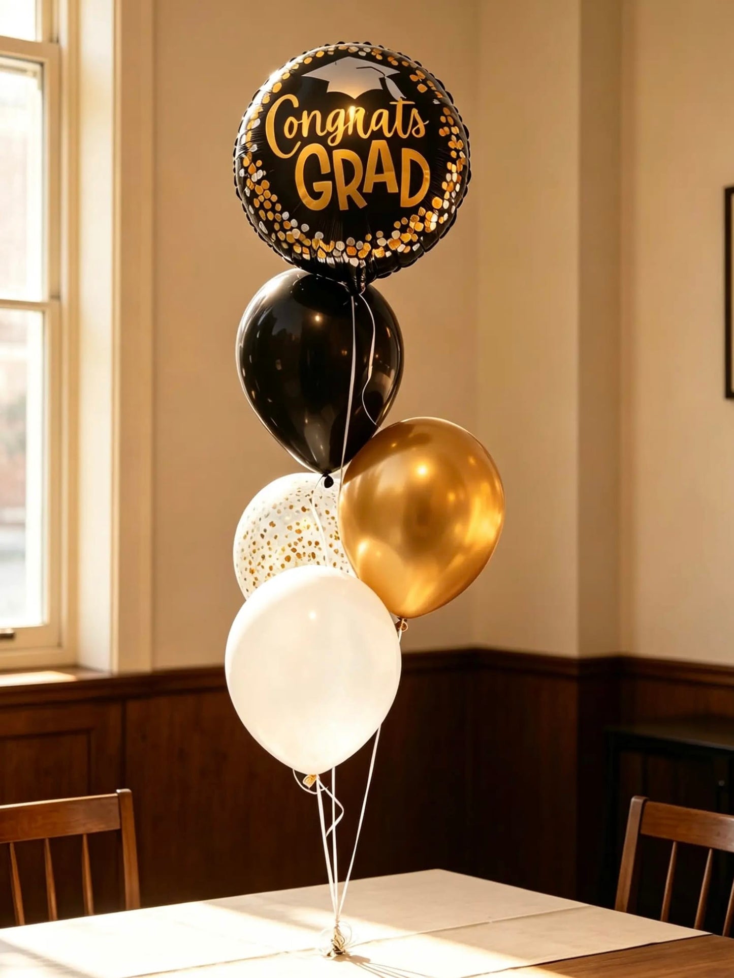 Graduation Balloon Table Centerpiece