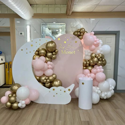 God Bless Setup – Elegant Balloon Decor for Special Blessings