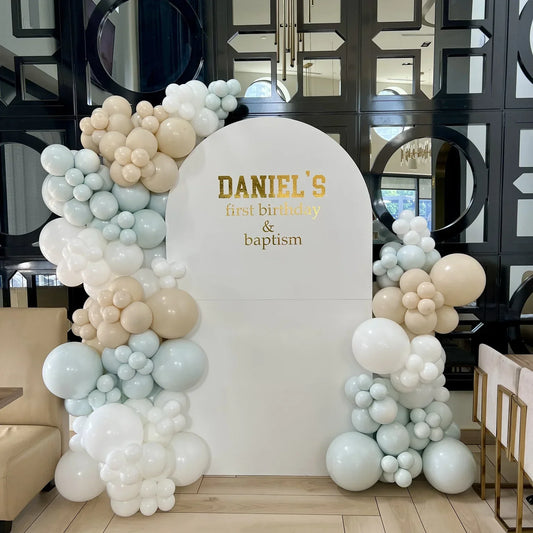 First Birthday for Boy Setup – Fun & Stylish Balloon Backdrop