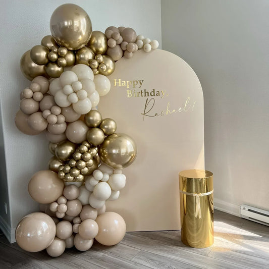 Birthday Setup – Vibrant Balloon Backdrop for Any Celebration