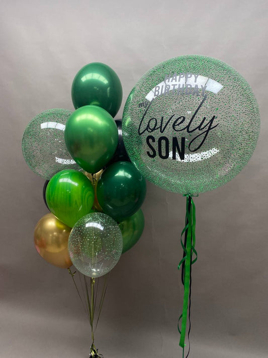 Green Balloon Set