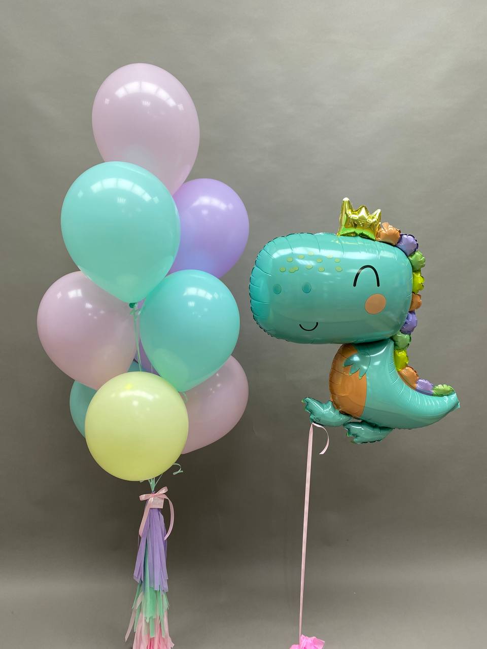 Сute Dino Balloon Set