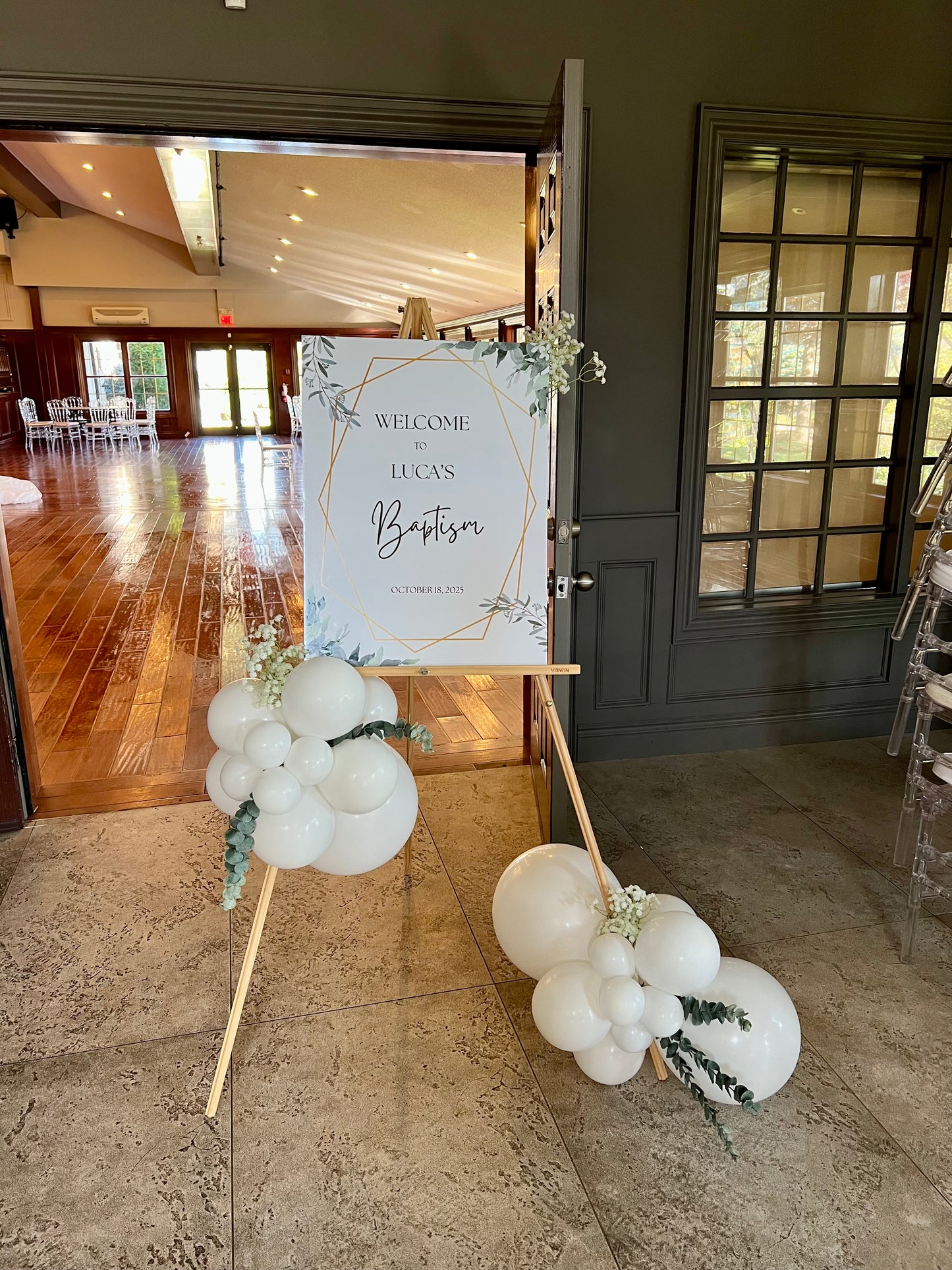 Custom Welcome Entrance Sign