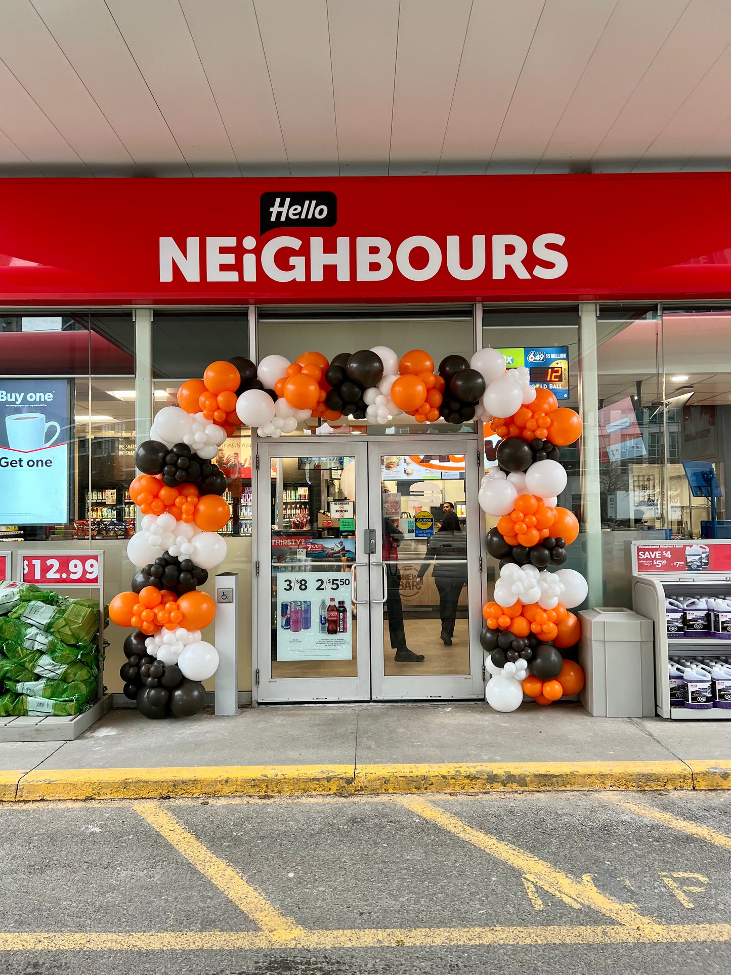 Double Entrance Balloon Arch Setup
