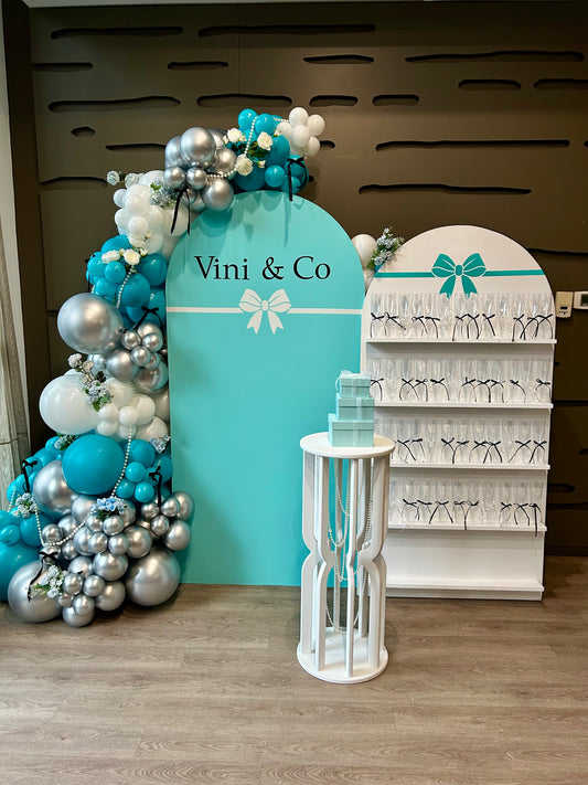 Tiffany Style 30th Birthday Setup