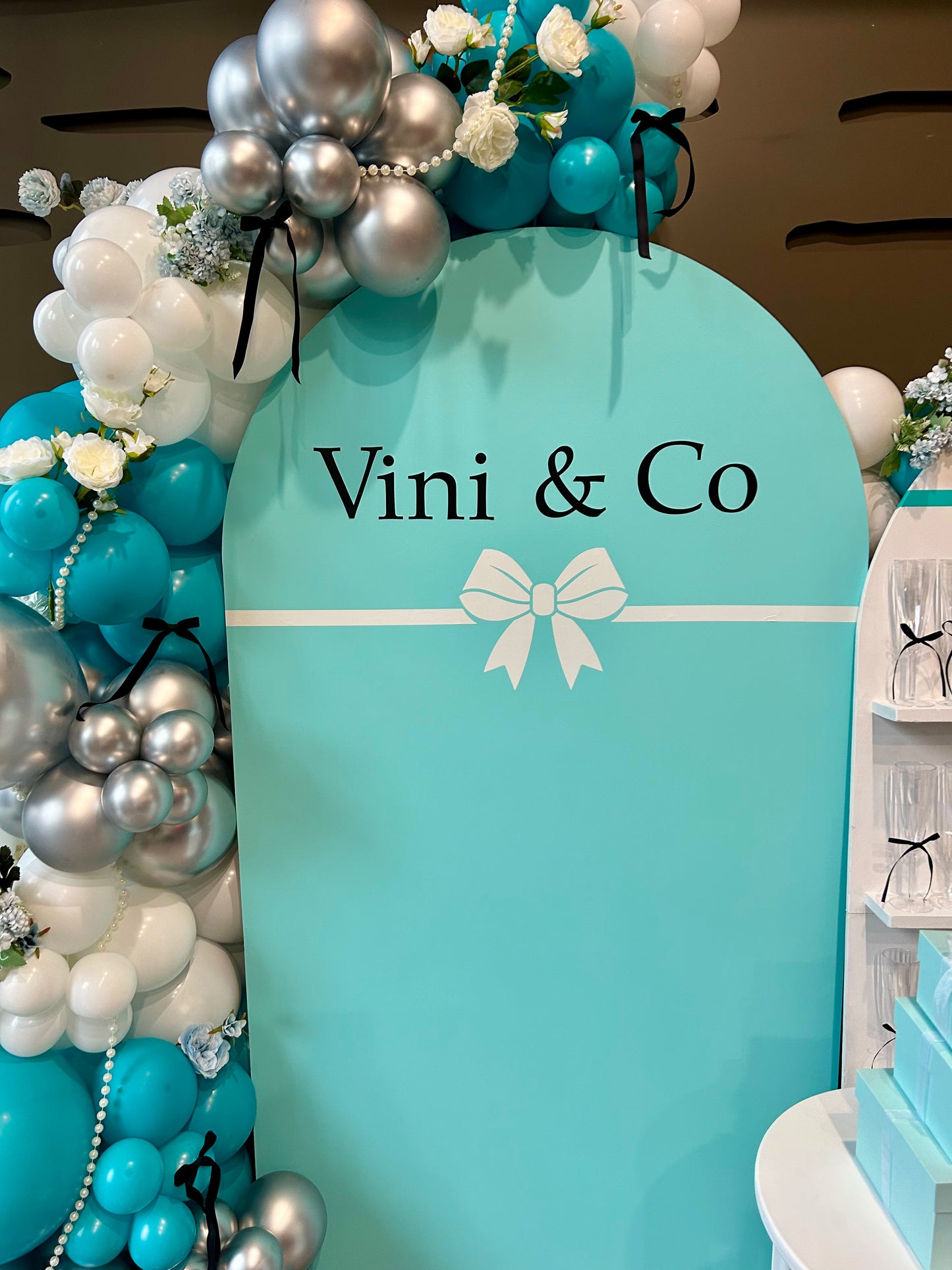 Tiffany Inspired 30th Birthday Setup