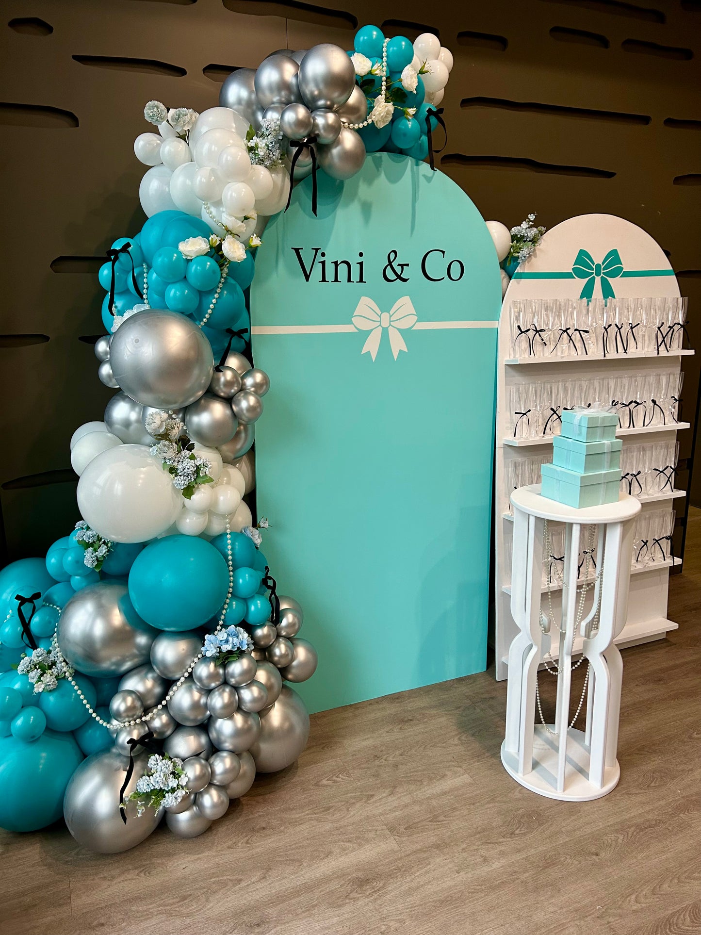 Tiffany Inspired 30th Birthday Setup