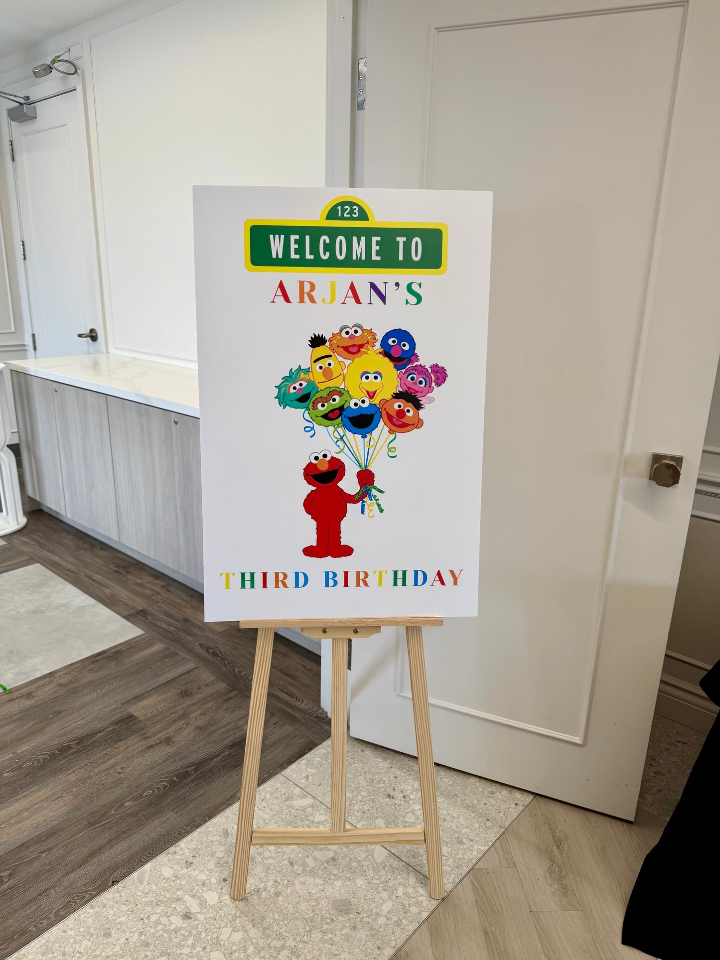 Custom Welcome Entrance Sign