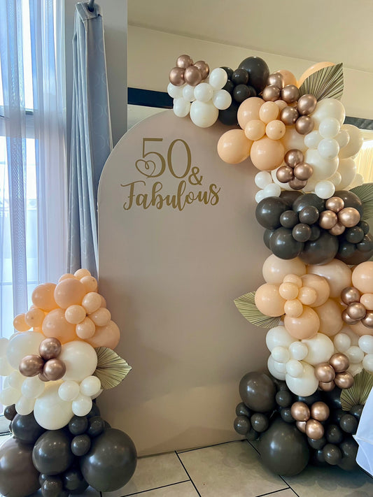 Fifty & Fabulous Backdrop